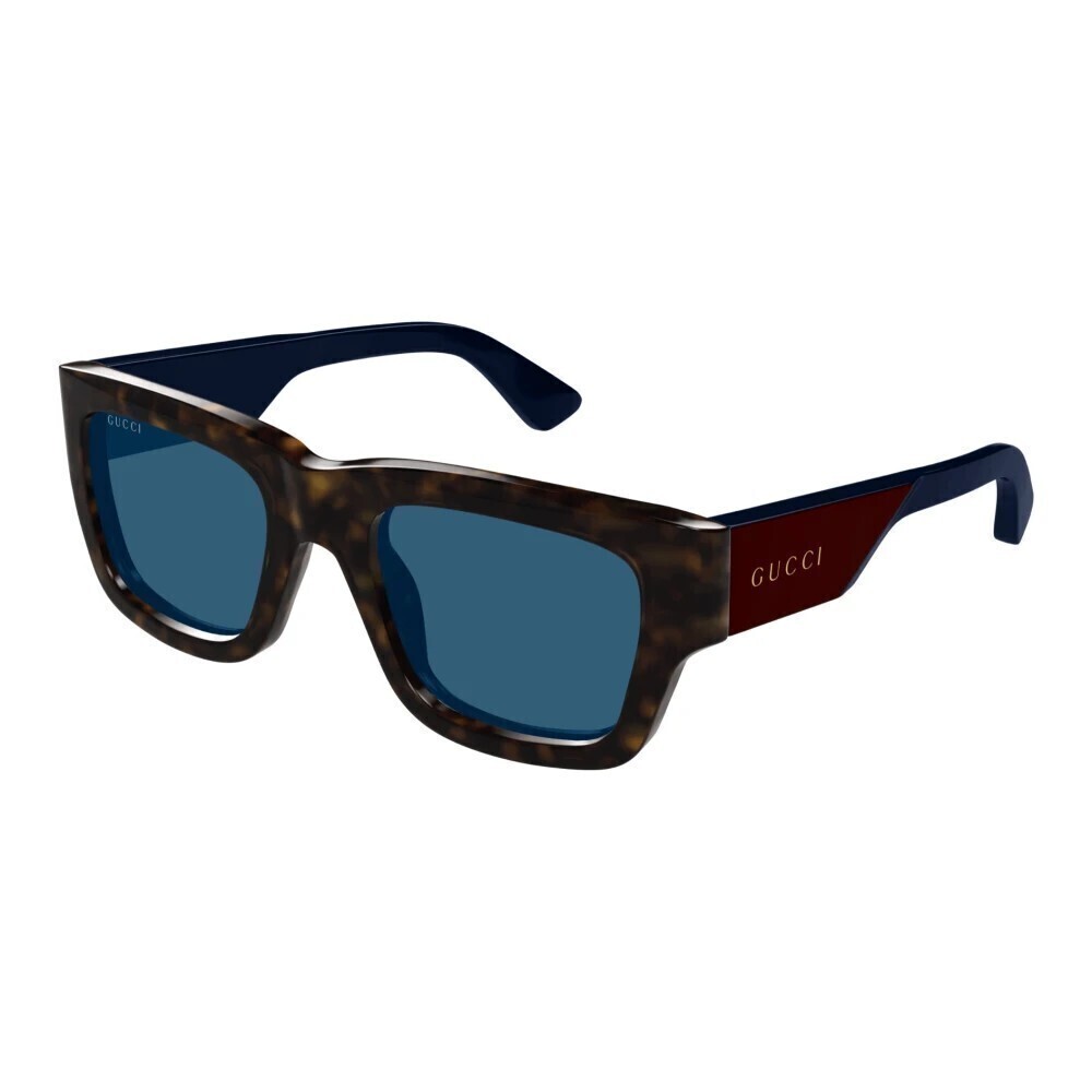 NWT Gucci GG1668S-002 Havana Red 52mm Sunglasses